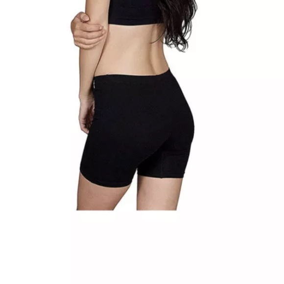 Emprella Slip Shorts Pack Black Bike Shorts Stretch Boyshorts Large 2pk Cotton. - Picture 4 of 4